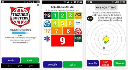 TroubleBusters Trouble Busters: La Tecnologia al servizio di tutti tramite un app android made in Sardegna