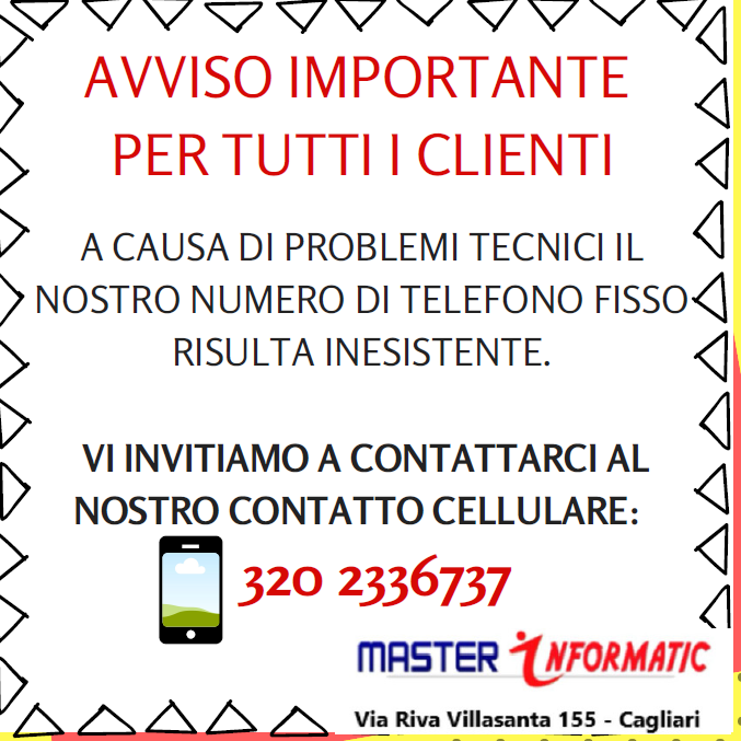 masterinformatic Master Informatic - Numero di telefono per assistenza informatica
