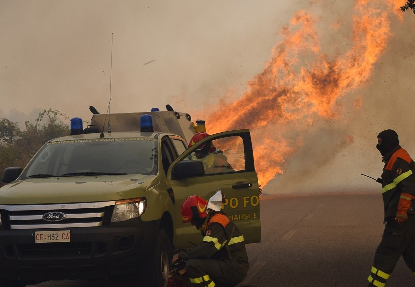 incendioforestale Incendio tra Sinnai e Soleminis: 8.00 ettari distrutti dalle fiamme